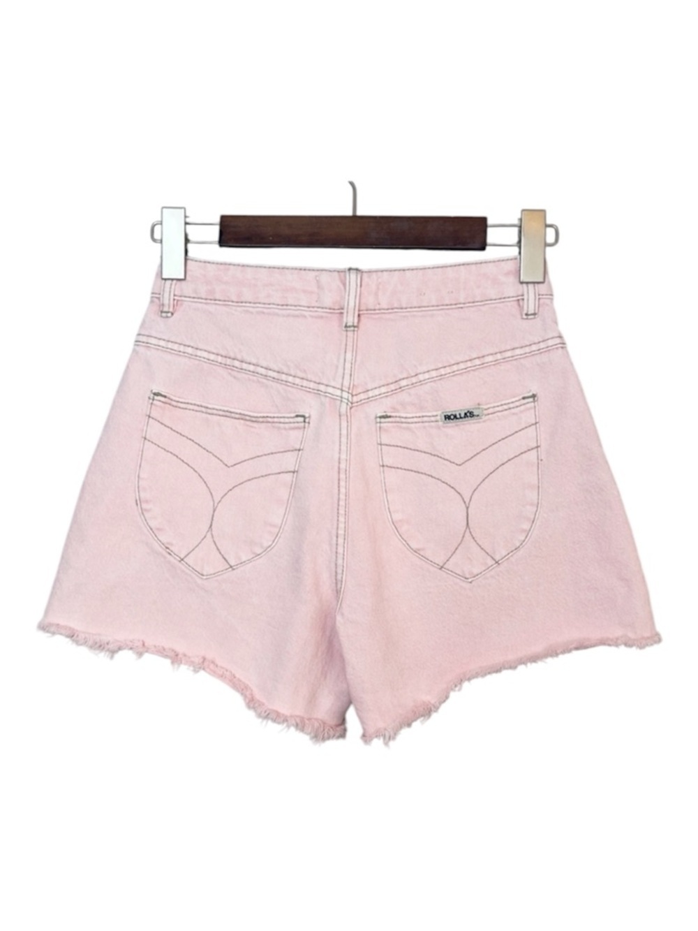 ROLLA’S Original Short High Rise Cut Off 80’s Pink Size 30 (US 10)